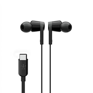 Imagem de Belkin Fones de ouvido SoundForm com fio com conector USB-C, fones de ouvido intra-auriculares com microfone - fones de ouvido para iPhone 15, iPad Mini, Galaxy S24, Android e mais com conector USB-C