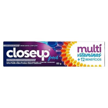Imagem de Close Up Creme Dental Closeup Multivitaminas +12 Benefícios Fresh 85G