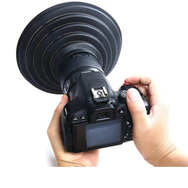 Imagem de Bizoe slr câmera lente capa r5 micro-único m200 canon 5d4 80d90d anti-reflexo filtro onda
