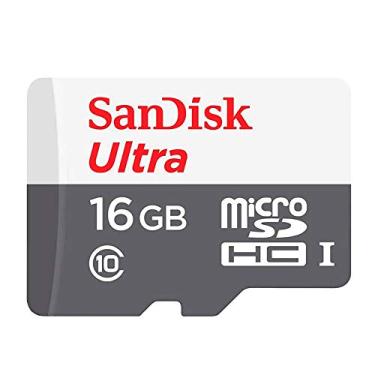 Imagem de SanDisk Cartão microSDHC Ultra SDSQUNS-016G-GN3MN 16GB 80MB/s UHS-I Classe 10