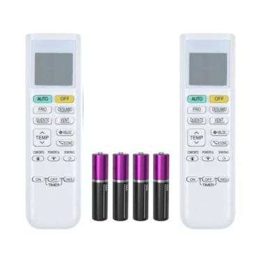 Imagem de Kit 2 Controle Remoto Para Ar Condicionado Daikin Inverter Advance FTX09N5VL / FTK09P5VL / FTHS09T5VL / FTX12N5VL / FTK12P5VL / FTHS12T5VL / FTX18N5VL / FTK18P5VL / FTHS18T5VL