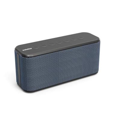 Imagem de X8 Plus 80W Alto-falante Bluetooth Subwoofer externo à prova d'água de grau IPX5 TWS Áudio sem fio BT 5.0 Suporte para alto-falante de mesa doméstico Bluetooth/U Disk/Car Blue