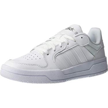 Imagem de adidas Tênis feminino Entrap, Ftwr Branco/Ftwr Branco/Prata Fosca, 11