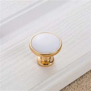 Imagem de Armário de cozinha alça de armazenamento flor de ouro cerâmica maçaneta da porta do armário antigo puxa ferragens, 720 gp