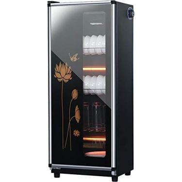 Imagem de Esterilizador casa armário temperatura ambiente desinfecção armário doméstico cozinha vertical grande capacidade utensílios de mesa de escritório