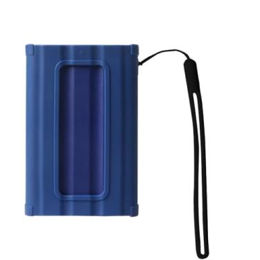 Imagem de Hermitshell Capa de transporte de silicone de substituição para Samsung T7 Shield 2TB / 1TB / 4TB, SSD portátil, USB 3.2 Gen2 unidade externa de estado sólido (azul, capa de silicone)