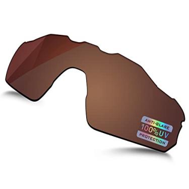 Imagem de Bowyer Lentes de reposição polarizadas para óculos de sol Oakley Radar EV Family, Marrom, Radar EV Pitch OO9211