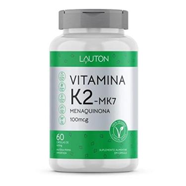 Imagem de Lauton Nutrition Vitamina K2 Mk7-60 Comprimidos -