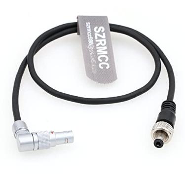 Imagem de SZRMCC Cabo de alimentação giratório de 2 pinos para plugue CC de bloqueio para Z CAM E2-S6 E2-F6 E2-F6 E2-F8 Flagship Camera para dispositivos de vídeo Atomos Shogun Ninja V Monitor Pix-E7 Pix-E5