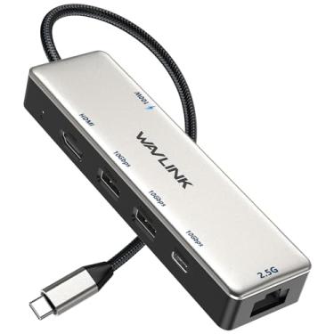 Imagem de Hub USB C, divisor USB C de 10 Gbps com HDMI 4K 60Hz, USB C de 10 Gbps e portas de dados USBA 2x10GPBS, entrega de energia de 100 W, Ethernet 2,5G, hub USB C HDMI para MacBook Pro/Air, iMac, iPad Pro, Dell Chromebook e mais