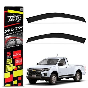 Imagem de Calha de Chuva S10 2012 a 2023 Defletor Fumê Tgpoli