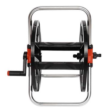 Imagem de Carretel De Mangueira De Jardim, Carret¨¦is De Mangueira Para Fora, Carrinho De Carretel De Mangueira, Prateleira De Armazenamento De Tubo De ¨¢gua, Suporte De Mangueira De Jardim Port¨¢til Para Jar