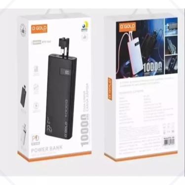 Imagem de Carregador Portátil Power Bank 10000mah Bte-16a Agold