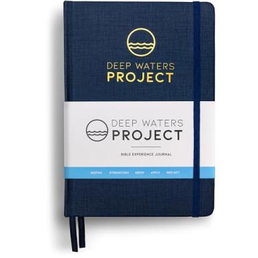 Imagem de Deep Waters Project Diário de estudo da Bíblia, diário de processo estruturado para homens e mulheres com mais de 100 páginas de processo, um guia de memorização das escrituras e espaço para anotações