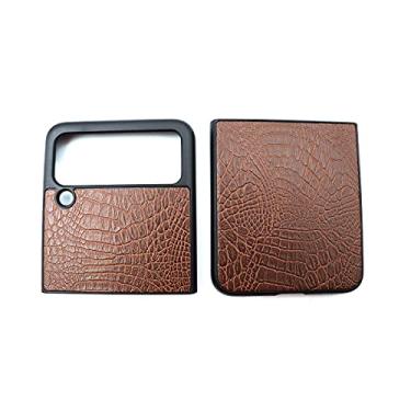 Imagem de UPONEW Capa de celular para Samsung Galaxy Z Flip 3 - Capa protetora preta para Samsung Galaxy Z Flip 3