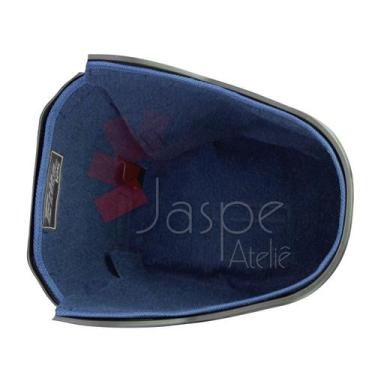 Imagem de Forração Honda Elite 125 Baú Forro Interno Scooter Azul - Jaspe Ateliê