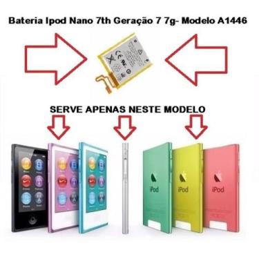 Imagem de Bateria  Nano 7th Sétima Geração 7 7g- Modelo A1446 C - - bgb