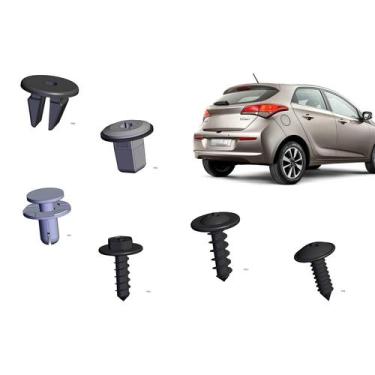 Imagem de Kit Presilha Parachoque Hb20 Traseiro 2020 Em Diante - Plastcar