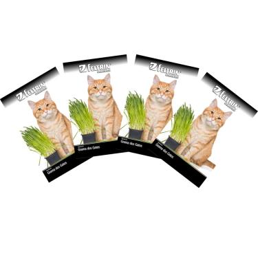 Imagem de 4X Sementes de Grama dos Gatos FELTRIN