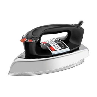 Imagem de Ferro De Passar Roupa A Seco Black+Decker 110v Preto - Black-decker, P