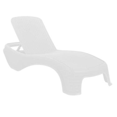Imagem de Espreguiçadeira Dubai Branca Premium Garden life, DUBAI