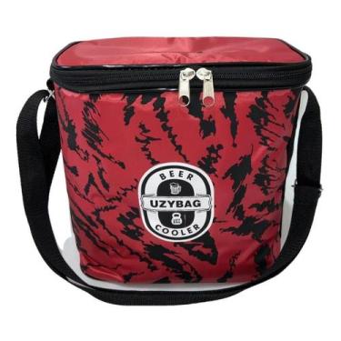 Imagem de Bolsa Térmica 5 Litros Espaço Gelo Para Barril Chopp Vemelho - Uzybag