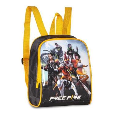 Imagem de Lancheira Térmica Escolar Oficial Free Fire Clio  Preto