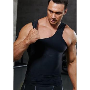 Imagem de Compressor Abdominal de Barriga Cinta Modeladora Masculiuna Bodyshaper