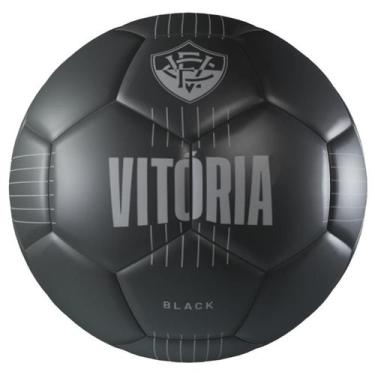 Imagem de Bola De Futebol De Campo Black Vitória N5 - SPORTCOM, Preto