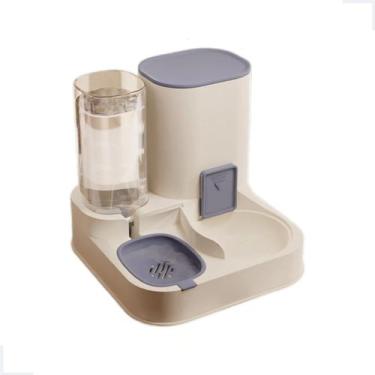 Imagem de Bebedouro com Comedouro Alimentador Automático Pet Cães Gato - Pet For