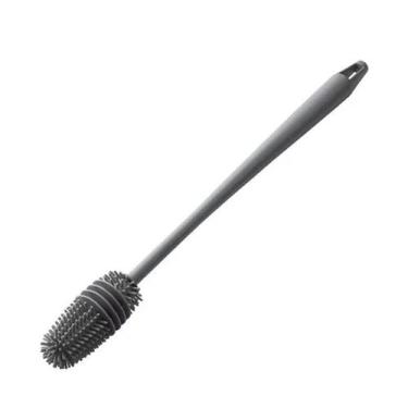 Imagem de Escova De Lavar Garrafa Mamadeira Copo Taça Silicone Premium Cozinha U