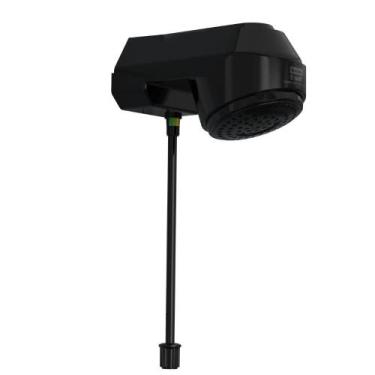 Imagem de Chuveiro Ducha Eletrônica E-Soft 127V ou 220V Enerbras, Preto, 220V