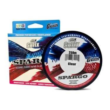 Imagem de Linha Monofilamento Sufix Spargo 0,30mm 24lbs/11kg - 250 Metros