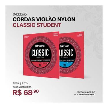 Imagem de Encordoamento d addario violao nylon ej27n med - D'ADDARIO