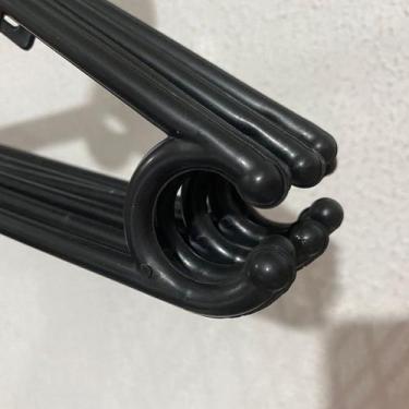 Imagem de Cabide argola adulto preto 50 unidades - TRIPLO-S