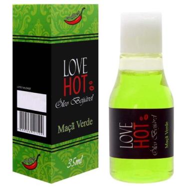 Imagem de Love Hot Óleo Beijável Aromático 35Ml Chillies, MAÇÃ VERDE