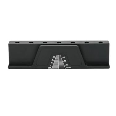 Imagem de Bandeja de Bits, Chave de Slots Magnéticos de Liga de Alumínio Suporte de Bits de Roteador de 1/4 pol. Ferramentas de Marcenaria, Projetada para Broca de Roteador de 1/4 pol.,