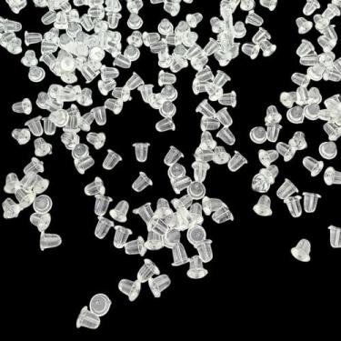 Imagem de Tarracha de Silicone para Brinco 100 undades (50 Pares) - Comercial Ap