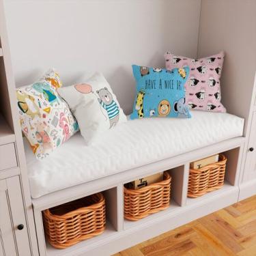 Imagem de Kit 4 Capas De Almofadas Decorativa Infantil Cute - Core Decore
