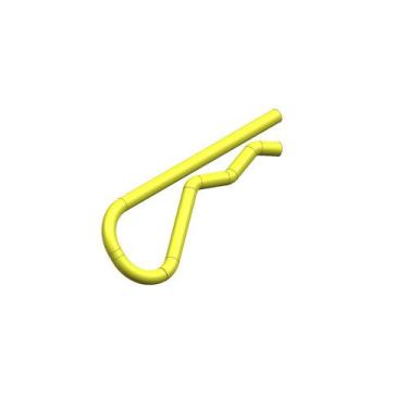 Imagem de Grampo R 80 Mm Zincado Amarelo - GR Sul