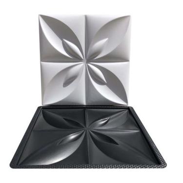 Imagem de Forma 3D Gesso e Cimento ABS - Flor do Oriente 50x50 - Xmoldes Formas 