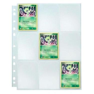 Imagem de Refil Plástico Para Álbum de Cards 10F 9 Bolsos - Yes