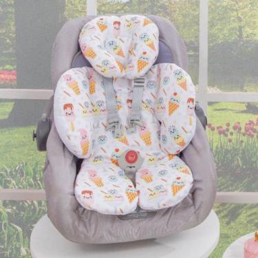 Imagem de Apoio de Corpo para Carrinho e Bebê Conforto Estampas - Miguel Baby, 6