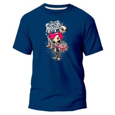 Imagem de Camiseta Básica Algodão Premium Estampa Digital Gaara Skull - NoBrand,