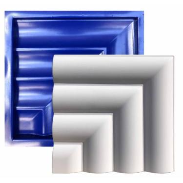 Imagem de Forma 3D Gesso e Cimento ABS 1mm - Cabeceira 30x30 cm - Xmoldes Formas