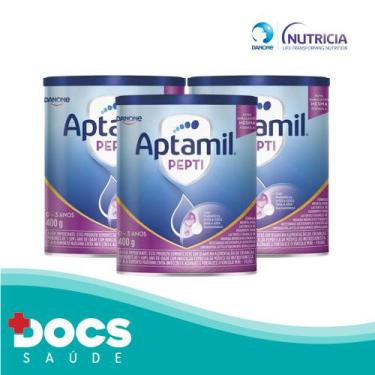 Imagem de Fórmula Infantil Aptamil Pepti 400gr Danone KIT 03 unidades