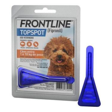 Imagem de Antipulgas/carrapatos Frontline Topspot Cães 1 A 10kg 0,67ml
