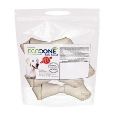 Imagem de Ossinho de Cachorro Natural 100% Vegetal Nó 4/5 - Ecobone, 250 gr