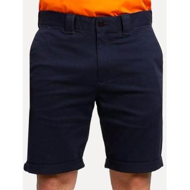Imagem de Bermuda Tommy Jeans Masculina Scanton Chino Azul Marinho, M/M