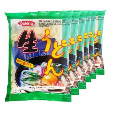 Imagem de Macarrão Udon Pré Cozido Com Tempero 200g (Kit com 6) Sukina